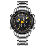 G771 Full Steel Military Wrist Watch (8 colors) - Indigo-Temple
