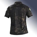 Quick-Dry Breathable Tactical Polo-Shirt - Indigo-Temple