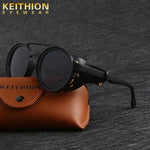 KEITHION Unisex Steampunk Goggles With Side Shields