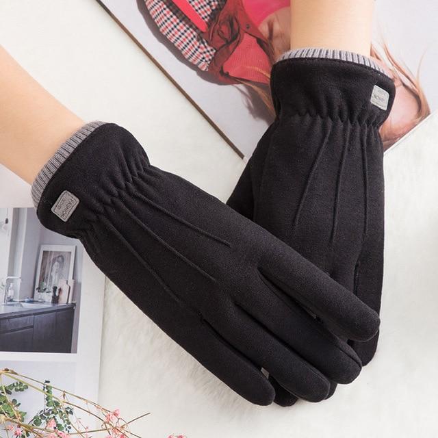 Noble™ Cashmere Touch Screen Gloves with Double Thick Plush - Indigo-Temple