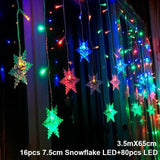 String LED  Light Christmas Decoration - Indigo-Temple