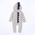Winter Baby Romper With Charming Ears - Indigo-Temple