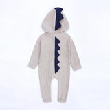 Winter Baby Romper With Charming Ears - Indigo-Temple
