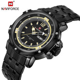 Stainless Steel Military Wrist watch (4 colors) - Indigo-Temple