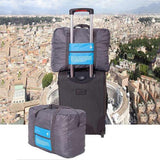 Large Capacity Folding Envelope Travel Bag - Indigo-Temple