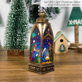 LED Christmas Decoration Lanterns (2 pcs set) - Indigo-Temple