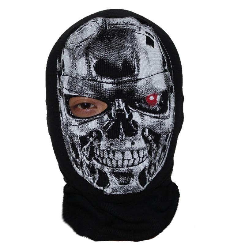 Balaclava Ghost Full Face Mask  (20 variants) - Indigo-Temple