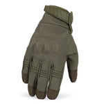 Tactical  Hard Knuckle Touch Screen Gloves - Indigo-Temple