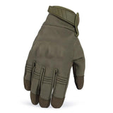 Tactical  Hard Knuckle Touch Screen Gloves - Indigo-Temple