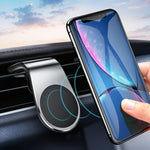 Magnetic Phone Holder with Car Air-Vent Clip - Indigo-Temple