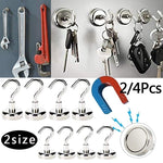 Heavy Duty Magnetic Hooks (4pcs)