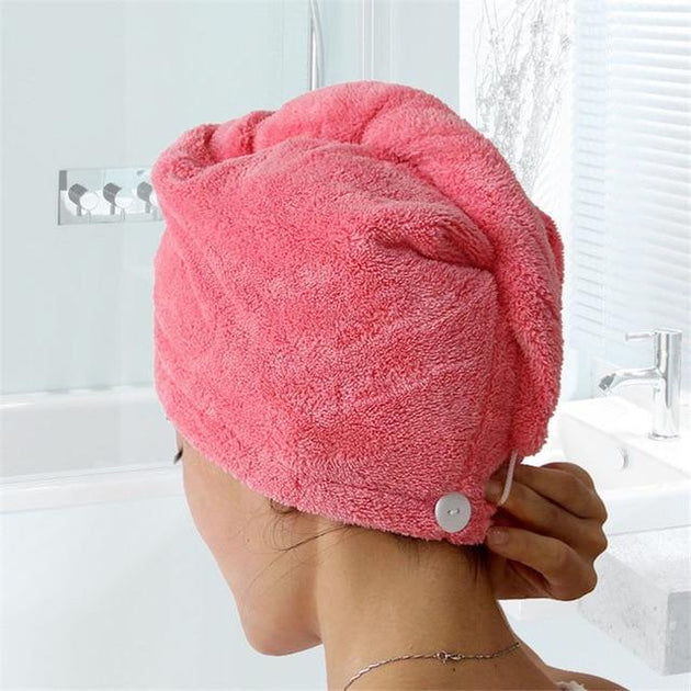 InstantDry™ Hair Towel Cap - Indigo-Temple