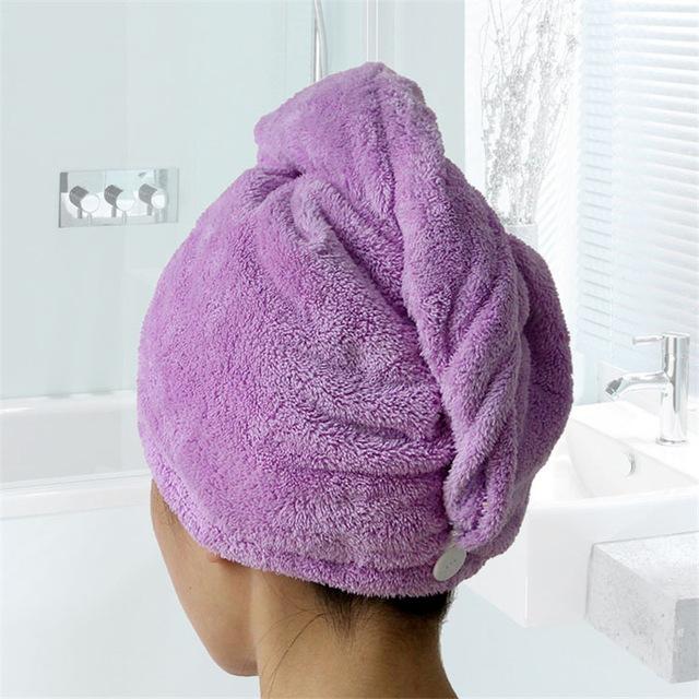 InstantDry™ Hair Towel Cap - Indigo-Temple