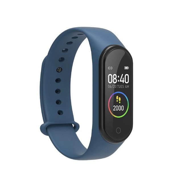 M4™Leading-Edge Fitness & Health Tracker Smart Watch (Android & IOS) - Indigo-Temple