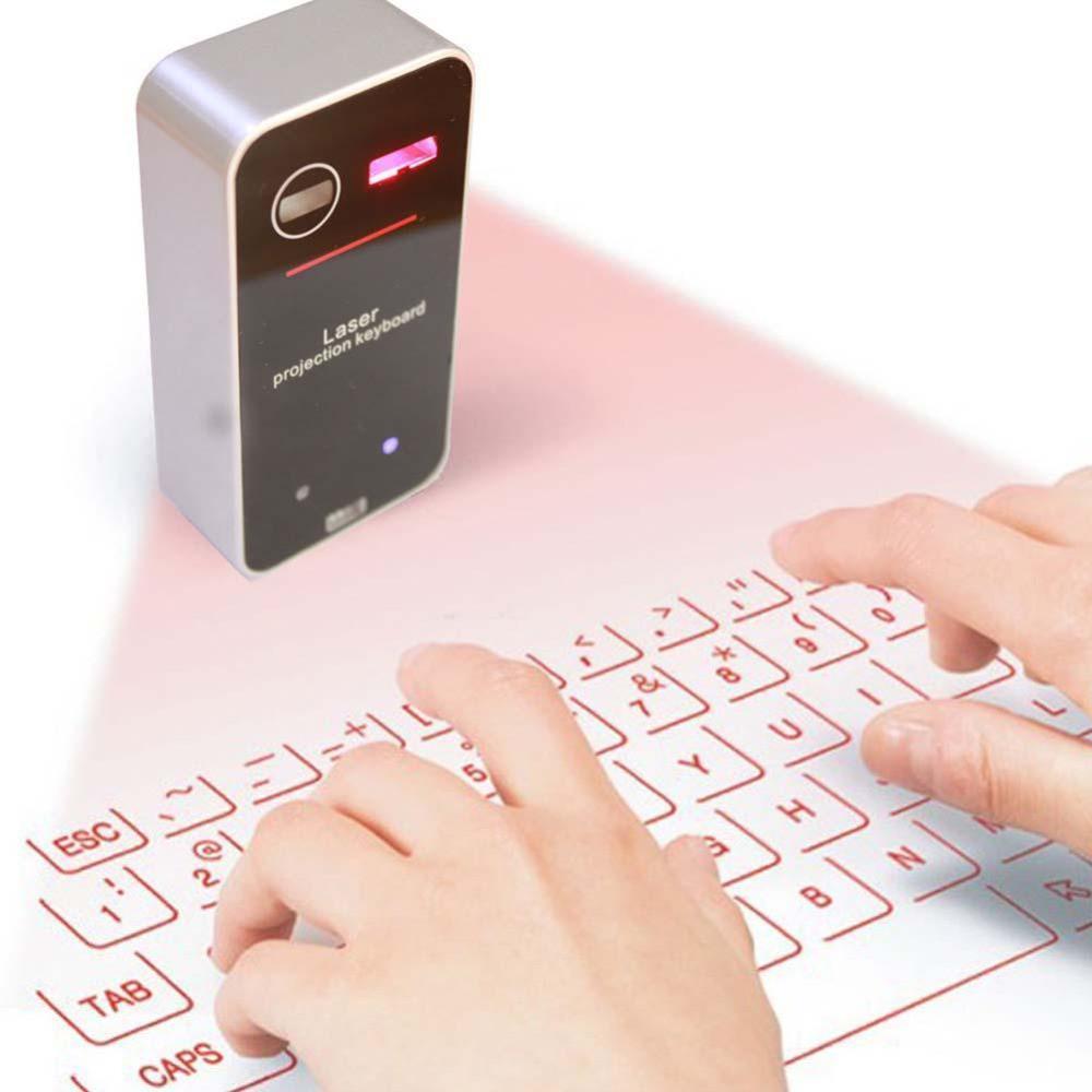 Bluetooth Laser Projection Keyboard - Indigo-Temple