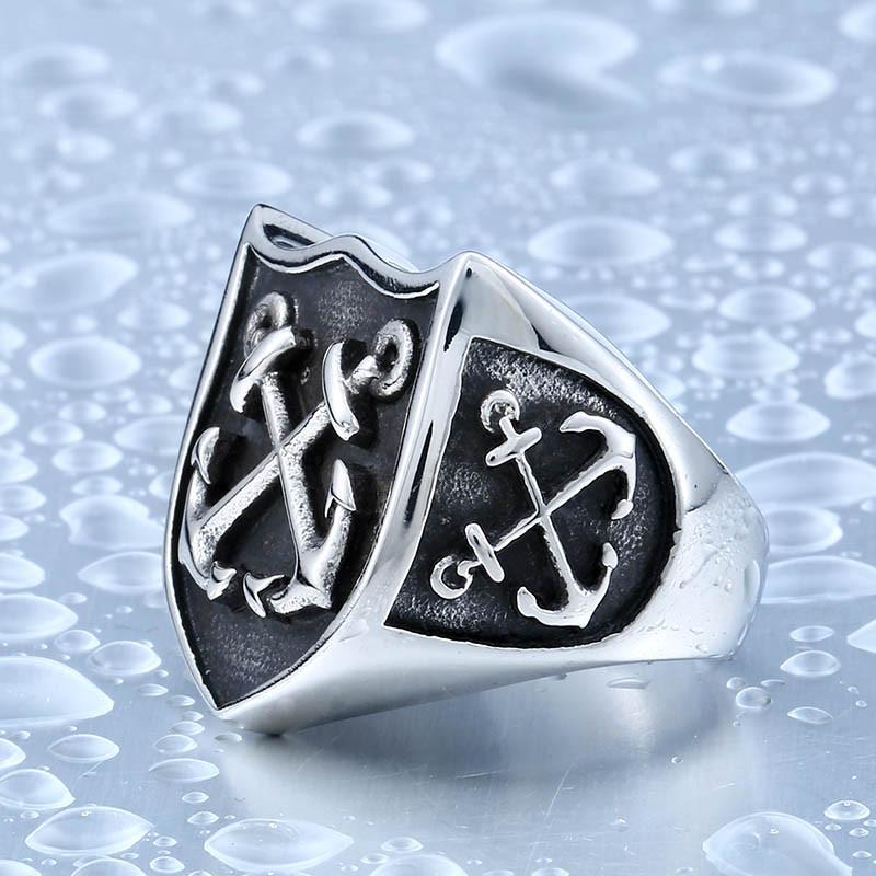 Nell - Anchor Ring For Man - Indigo-Temple