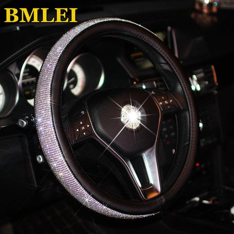 Rhinestones Crystal Car Steering Wheel Cover
