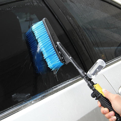 Waterflow™ Car Brush Hose Adaptor With Soap Bottle Attachment