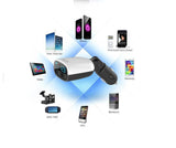 LED Screen Dual USB Car Charger - Indigo-Temple