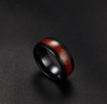 NED -  Men  Ring  Wood Design - Indigo-Temple