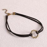 BELL-Choker Bib Necklace For Women - Indigo-Temple