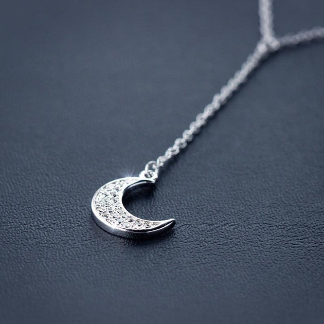 MONA- Moon Star Necklace Pendant - Indigo-Temple