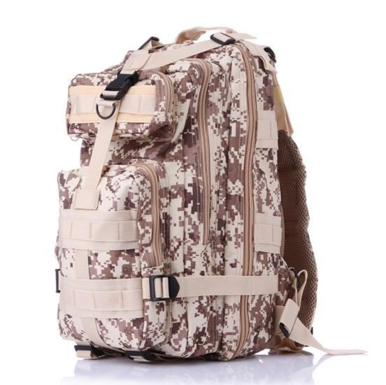 Army Camouflage Travel Backpack (8 colors) - Indigo-Temple