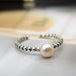 ORX- 100% 925 Sterling Silver Rings For Women Natural Fresh Water Pearl P - Indigo-Temple