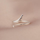 ANGELICA - Sterling Silver Wrap Ring - Indigo-Temple