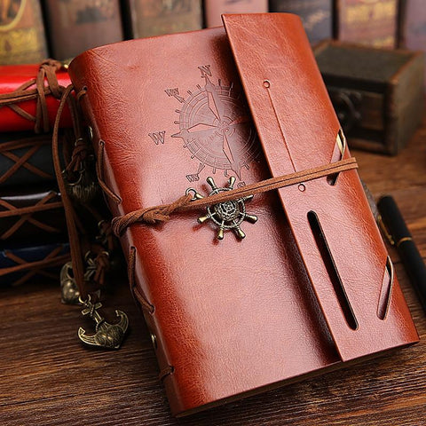 Medieval Style Spiral PU Leather Journal