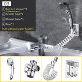 External Attachable Sink Shower Head Set