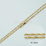 Cameron -Anchor Pendant & Necklaces ,18k Yellow Gold Plated - Indigo-Temple
