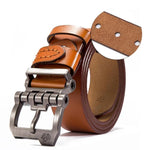 BISON DENIM™ Genuine Leather Vintage Belt For Men