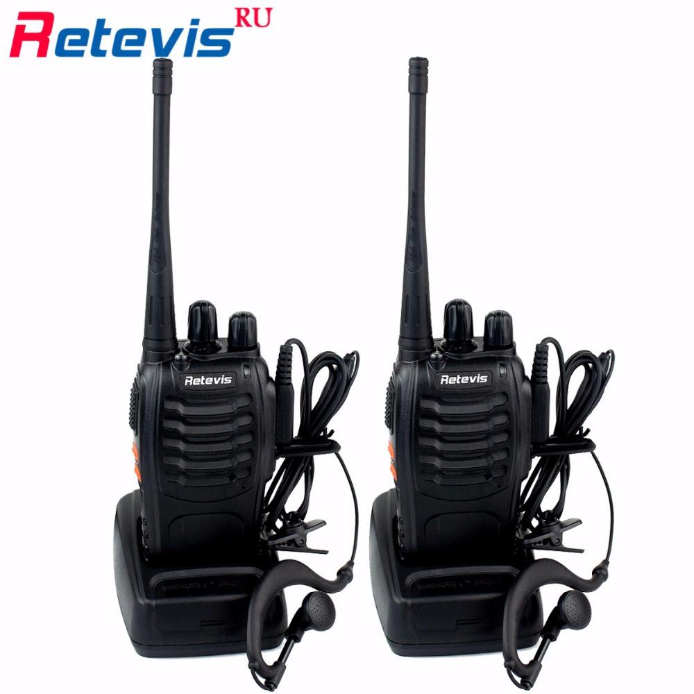2pcs Portable Walkie Hf Transceiver - Indigo-Temple