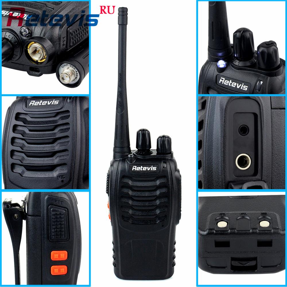 2pcs Portable Walkie Hf Transceiver - Indigo-Temple
