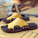 Genuine Leather Casual Sandal For Men