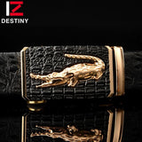 DESTINY™ Alligator Pattern Genuine Leather Belt For Men