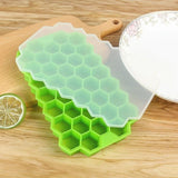 Honeycomb™ BPA-Free Silicone Ice Cube Tray With Lid ***2 pcs set***