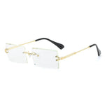 OEC CPO™ Elegant Rimless Rectangle Sunglasses For Women