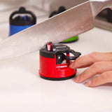 Tungsten Steel Knife Sharpener with Suction Pad
