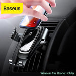 Baseus™ Gravity Auto-lock Car Mount With 10W Wireless QI Charger