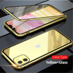 360 Degrees Tempered-Glass Magnetic Phone Case for iPhone