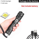 Super Bright 5 Modes Zoomable Led Flashlight