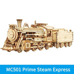 Locomotive Mechanical 3D Wooden Puzzle