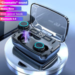 TWS 6D Surround Bluetooth Headphones With Power Bank Case