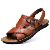 Gladiator Genuine Leather Sandals For Men