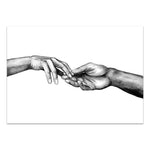 Black&White Lovers Canvas Painting