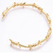REX-   Twist thorns Cuff  Bracelet - Indigo-Temple