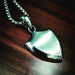 Nini - Necklace  Pendant  Titanium Steel - Indigo-Temple