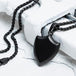 Nini - Necklace  Pendant  Titanium Steel - Indigo-Temple